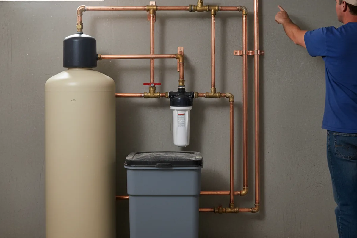 Whole-house water treatment system installed in Great Bend